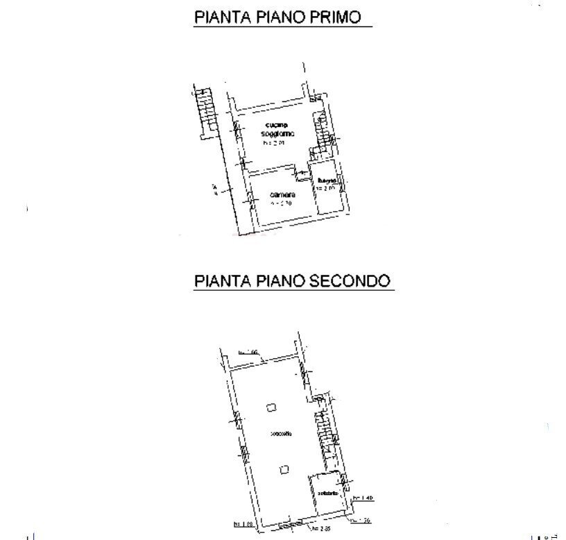 1.jpg - Three-room apartment at auction Via Cesare Viazzi 7, Predosa - floor plans 1