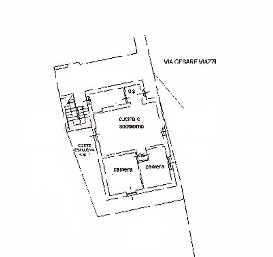 1.png - Four-room apartment at auction Via Cesare Viazzi 7, Predosa - floor plans 1