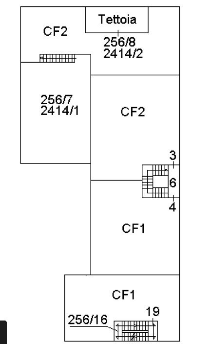 planimetria 1? piano .png - Four-room apartment Via Ragusa 11, Gela - floor plans 1