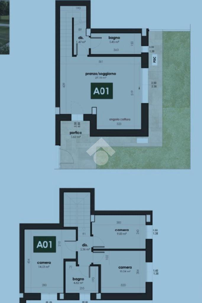 Quadrilocale Via Paolazzo, Valsamoggia (zona San Lazzaro) - planimetria 1