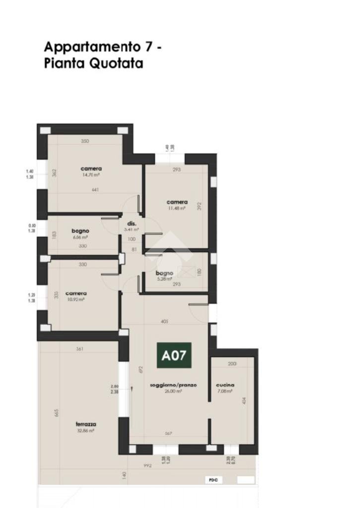 Attico Via Paolazzo, Valsamoggia (zona San Lazzaro) - planimetria 1