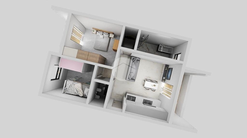 Trilocale Via Giorgio Perlasca, Leini - planimetria 1