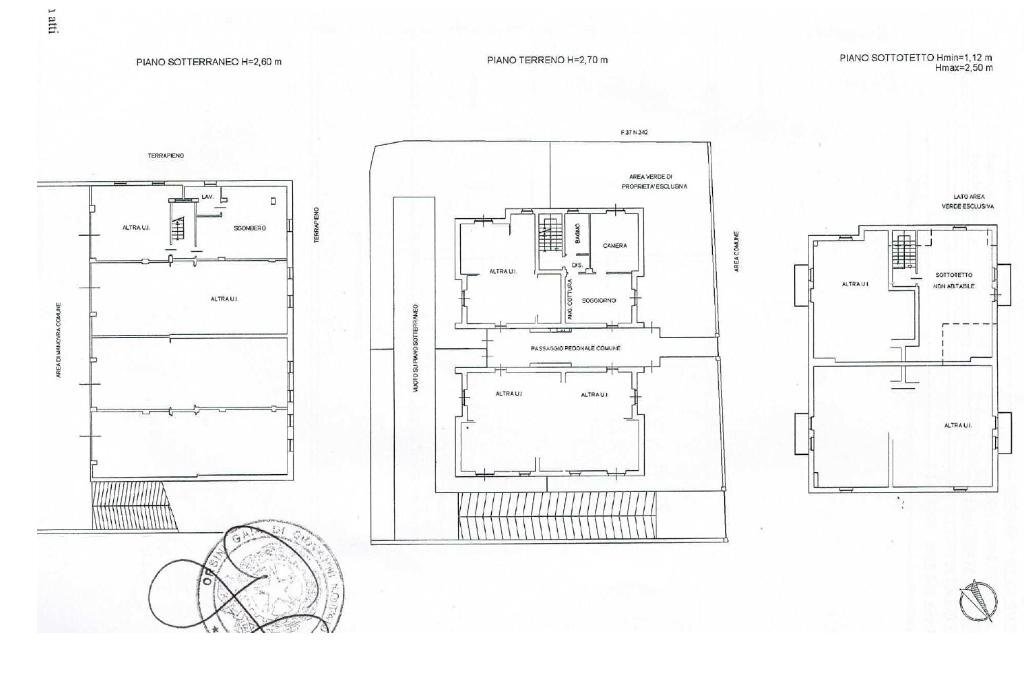 Porzione di casa Via Fratelli Bandiera, Rivalta di Torino - planimetria 1