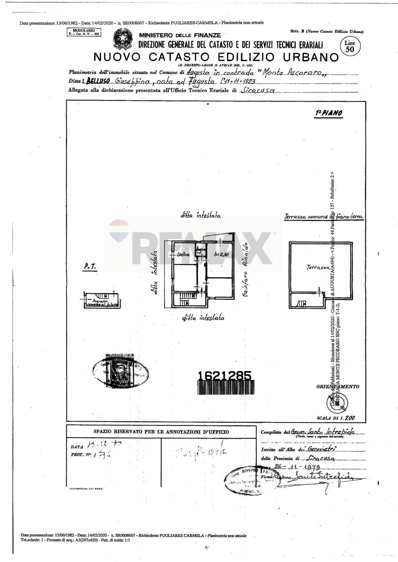 Pianta 2D - Casa semi indipendente VIALE EPICARMO CORBINO, Augusta - foto 2