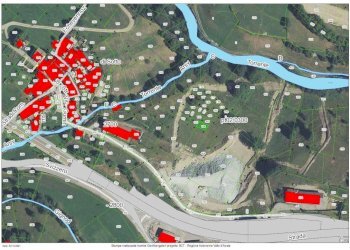 Mappa - Terreno agricolo Hameau de Chez les Blanc Dessus, Etroubles - foto 2