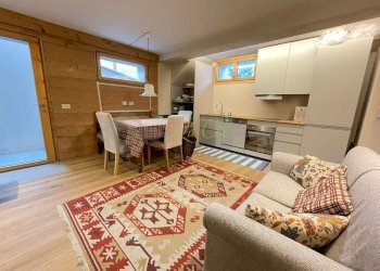 AFFITTO COURMAYEUR - SOGGIORNO, ZONA PRANZO E CUCI - Trilocale Prè-Saint-Didier - foto 2