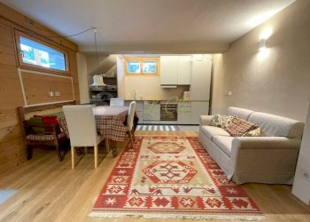 AFFITTO COURMAYEUR - SOGGIORNO, ZONA PRANZO E CUCI - Trilocale Prè-Saint-Didier - foto 3