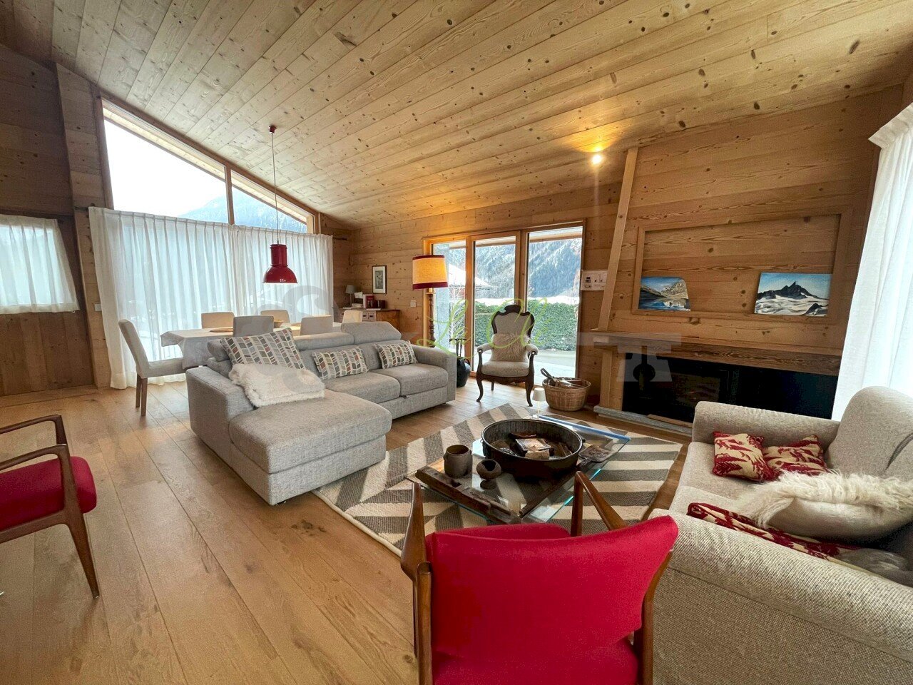 AFFITTO VERRAND - SOGGIORNO CON CAMINO E ZONA PRAN - Trilocale Prè-Saint-Didier - foto 1