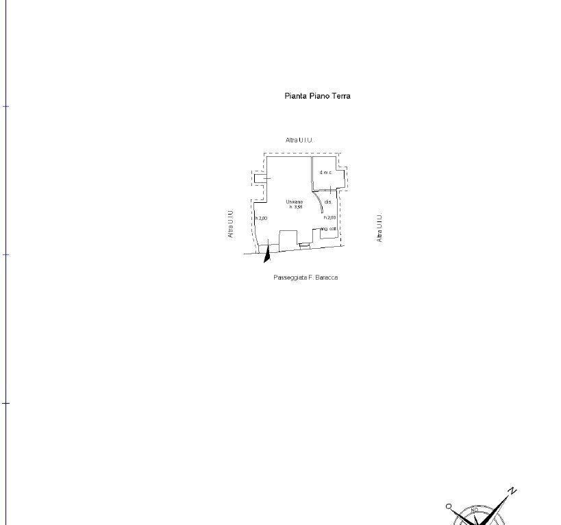 planimetria.jpg - Monolocale Passeggiata Francesco Baracca, Alassio - planimetria 1