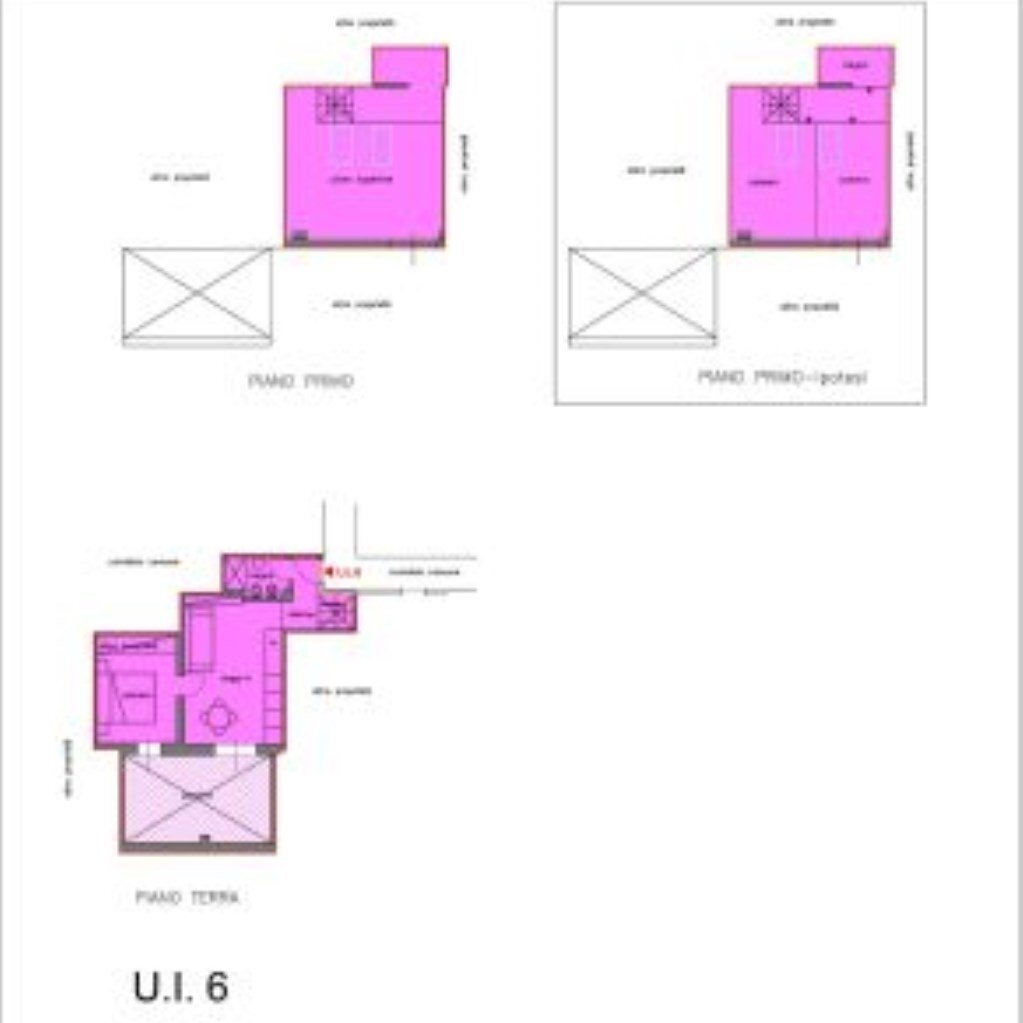 Three-room apartment Via Giacinta Pezzana, 8, Bologna (neighborhood San Donato) - floor plans 1
