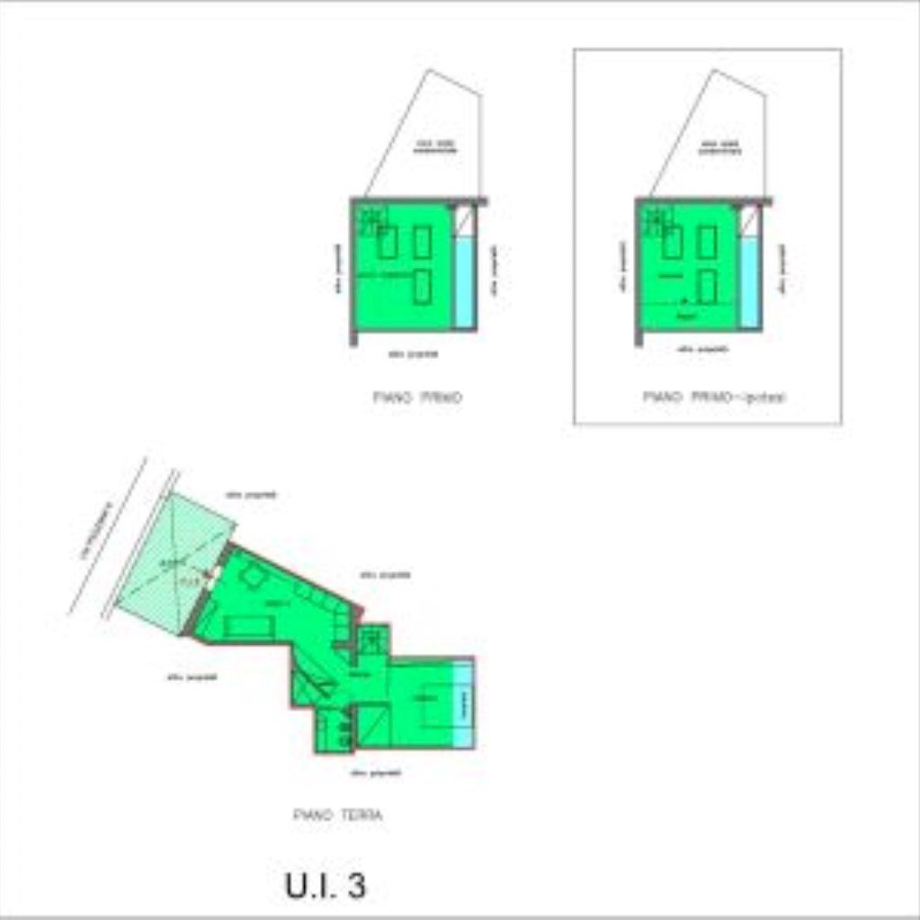 Trilocale Via Giacinta Pezzana, 8, Bologna (zona San Donato) - planimetria 1