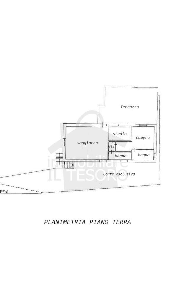 Independent house via Poggio Casalino, San Leo - floor plans 1