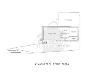 Planimetria - Casa indipendente via Poggio Casalino, San Leo - foto 25