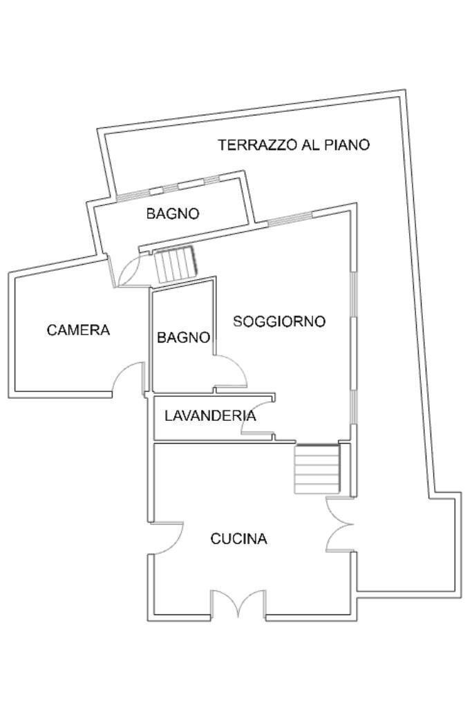 Trilocale Corso Filippo Ferrari, Albisola Superiore - planimetria 1