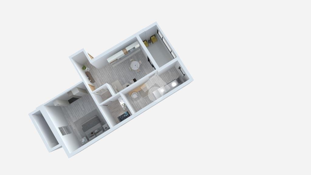 Trilocale Via Torino, Trofarello - planimetria 1