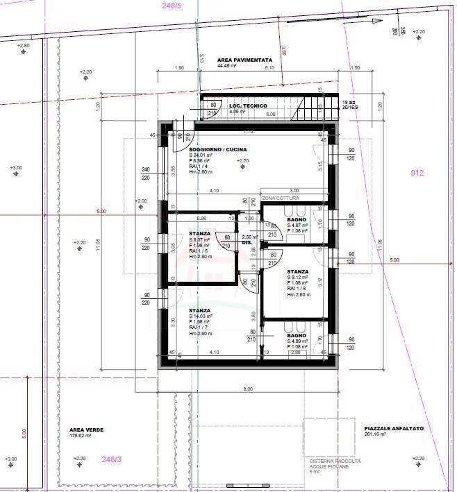 Foto 14 - Four-room apartment Terre d'Adige - floor plans 1