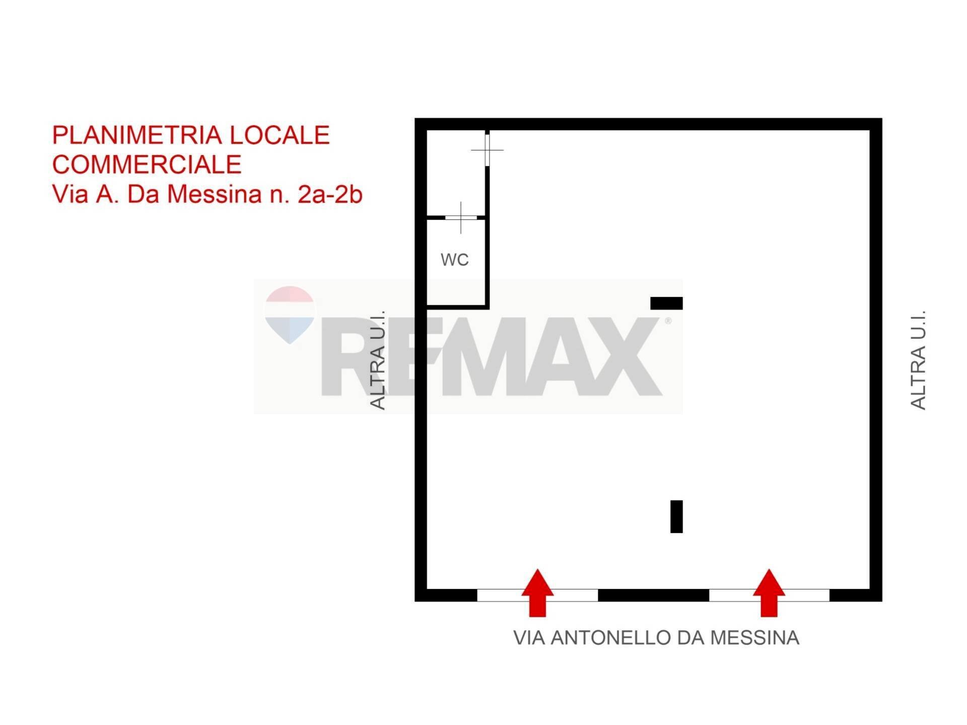 Pianta 2D - Locale Commerciale Via Antonello Da Messina
 
2a, 2b, Palermo - planimetria 1
