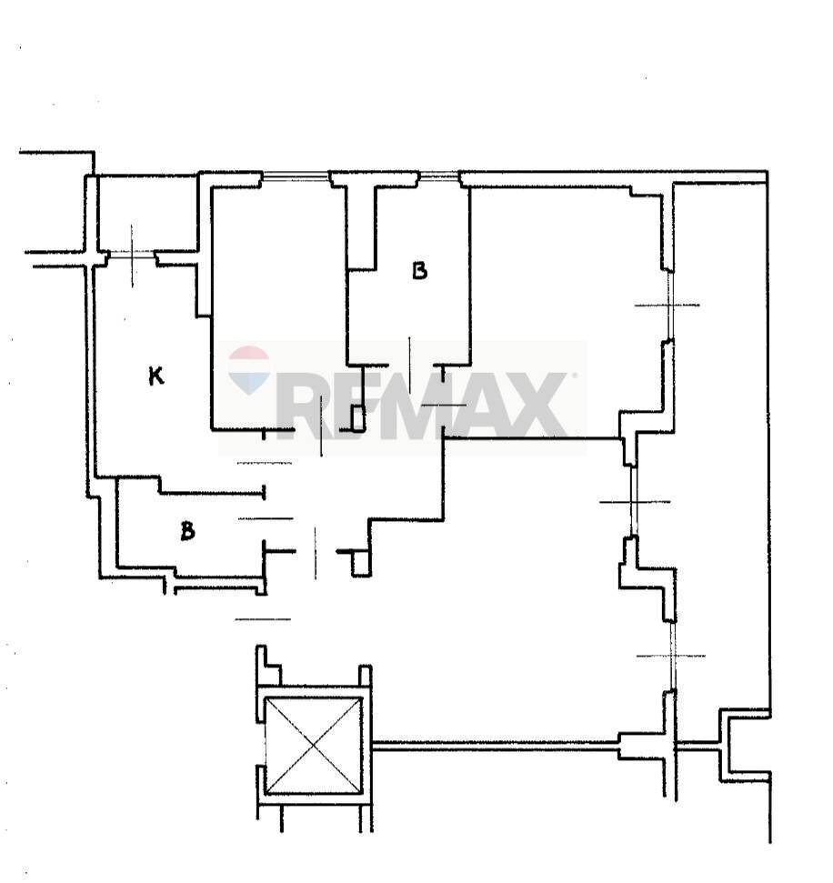 Pianta 2D - Quadrilocale Via di Decima
 
256, Roma - planimetria 1