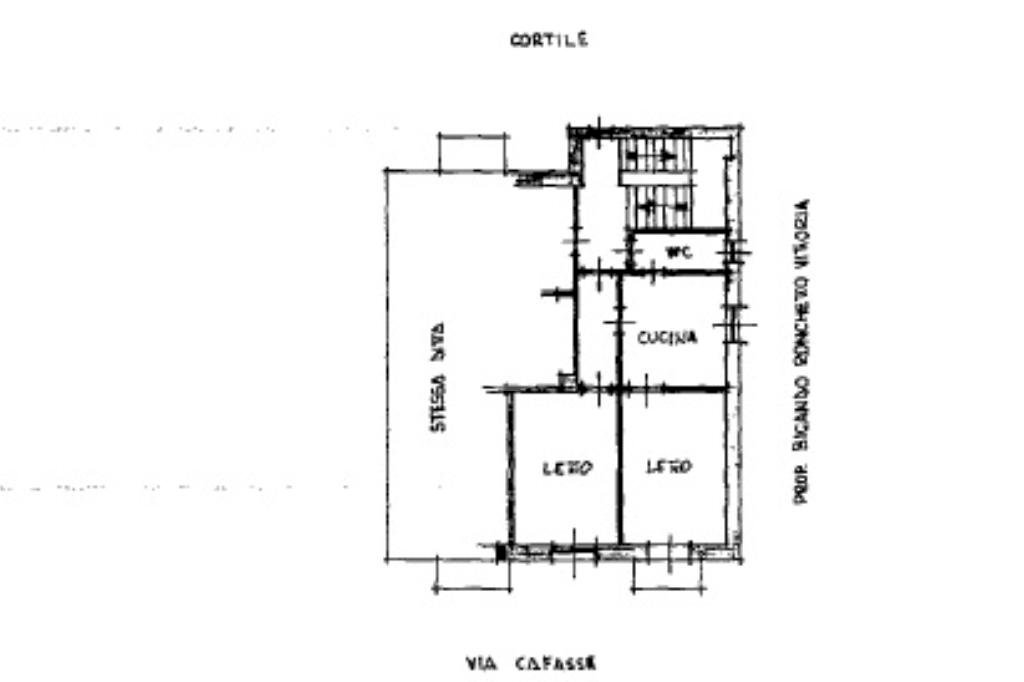 Trilocale Via Cafasse, Fiano - planimetria 1