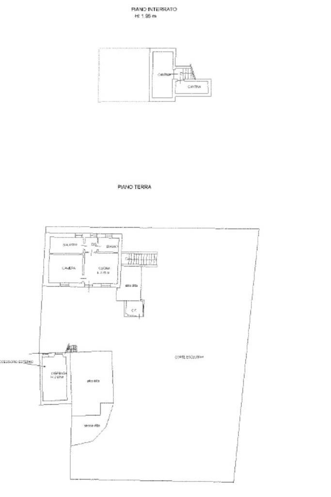 Casa indipendente Strada Quarello, Villanova Canavese - planimetria 1