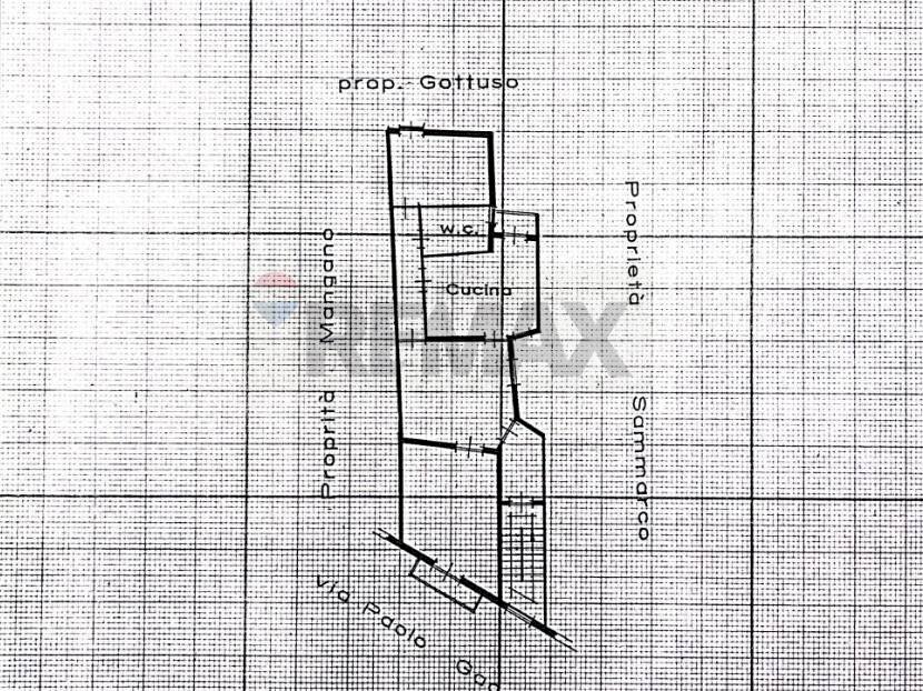 Pianta 2D - Quadrilocale Via Paolo Caggio
 
66/A, Palermo - planimetria 1