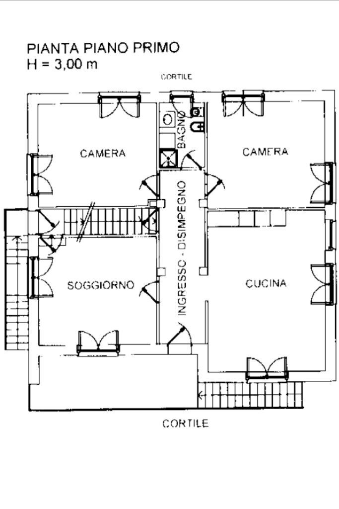 Independent house Via Baglioni, San Maurizio Canavese - floor plans 1