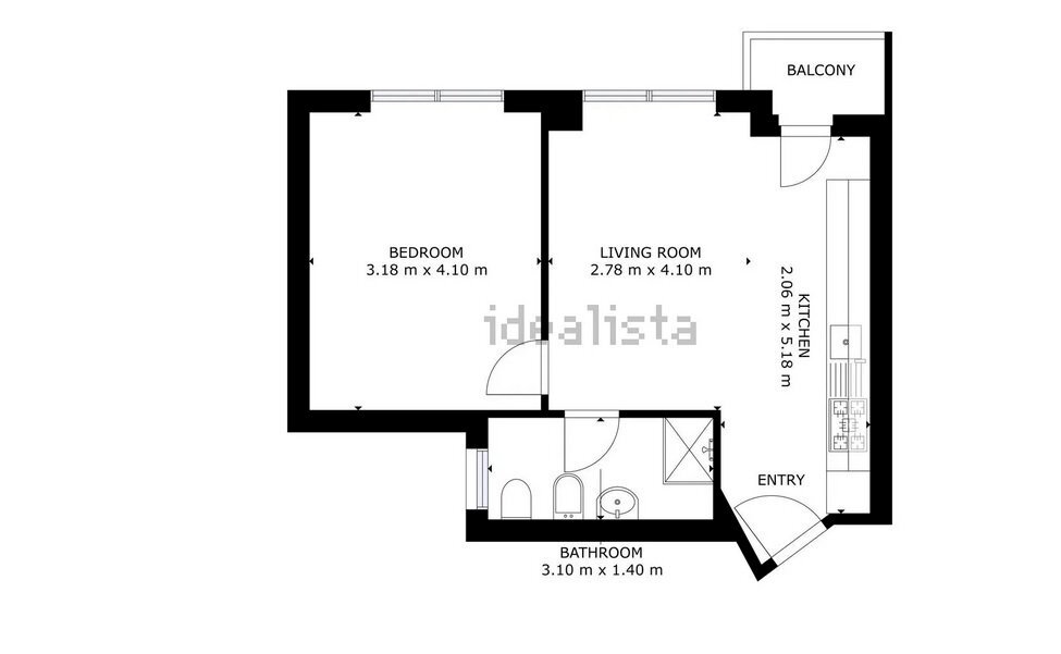 26.jpg - Two-room apartment Via del Fosso dell'Osa 399, Roma - floor plans 1