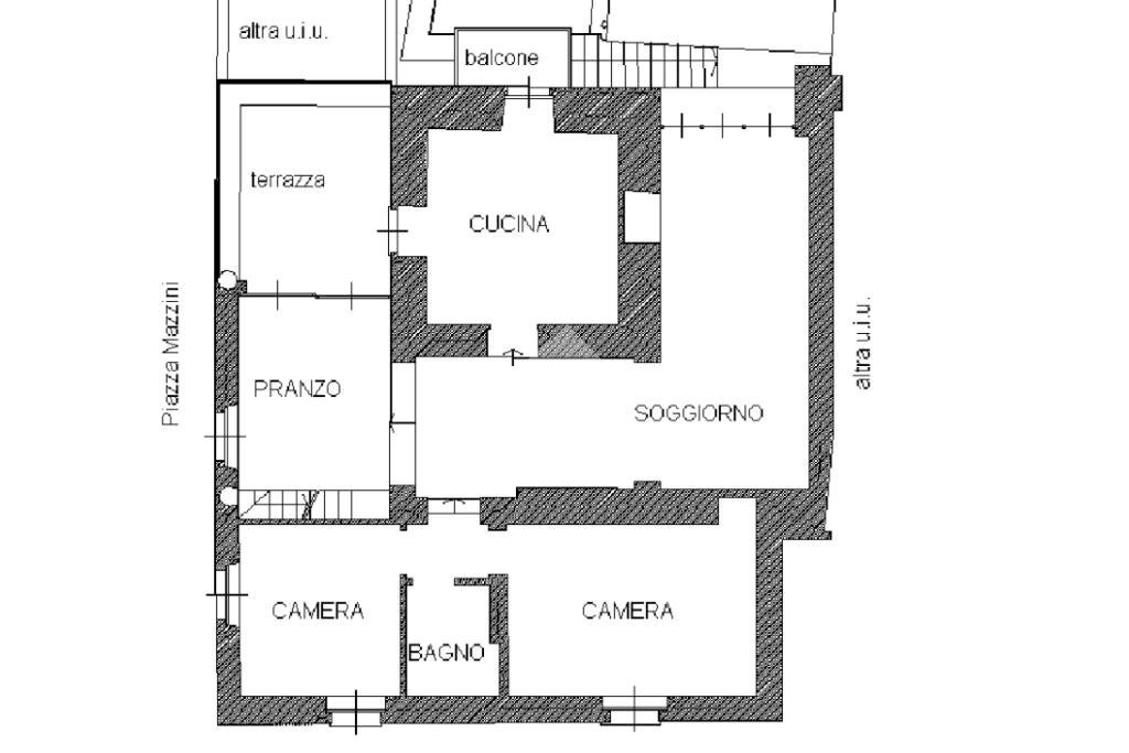 Apartment Via San Giorgio, Chieri - floor plans 1