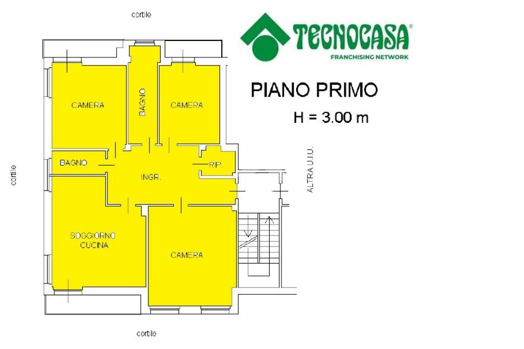 Quadrilocale Via mascagni, Gassino Torinese - planimetria 1