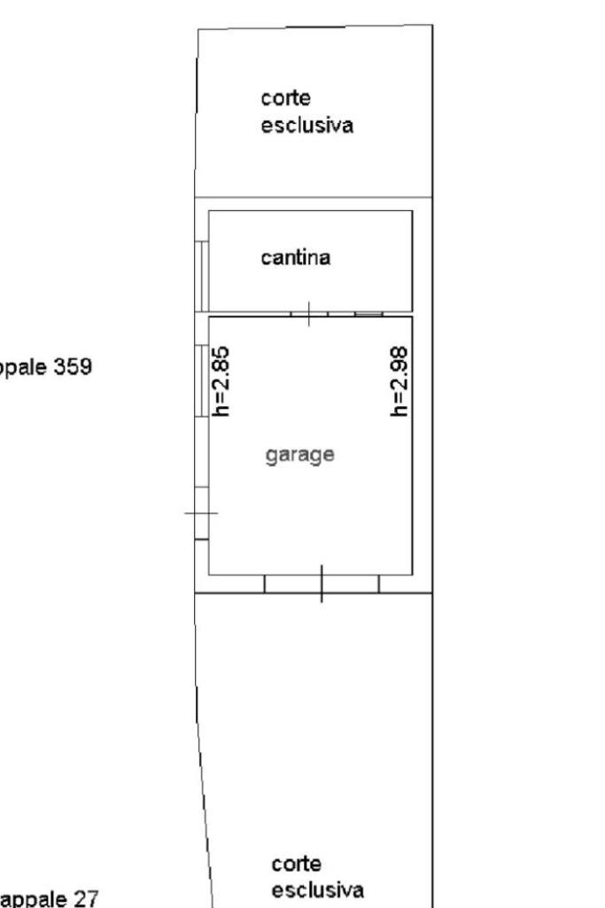 Casa semi indipendente Via ghinelli, Gatteo - planimetria 1