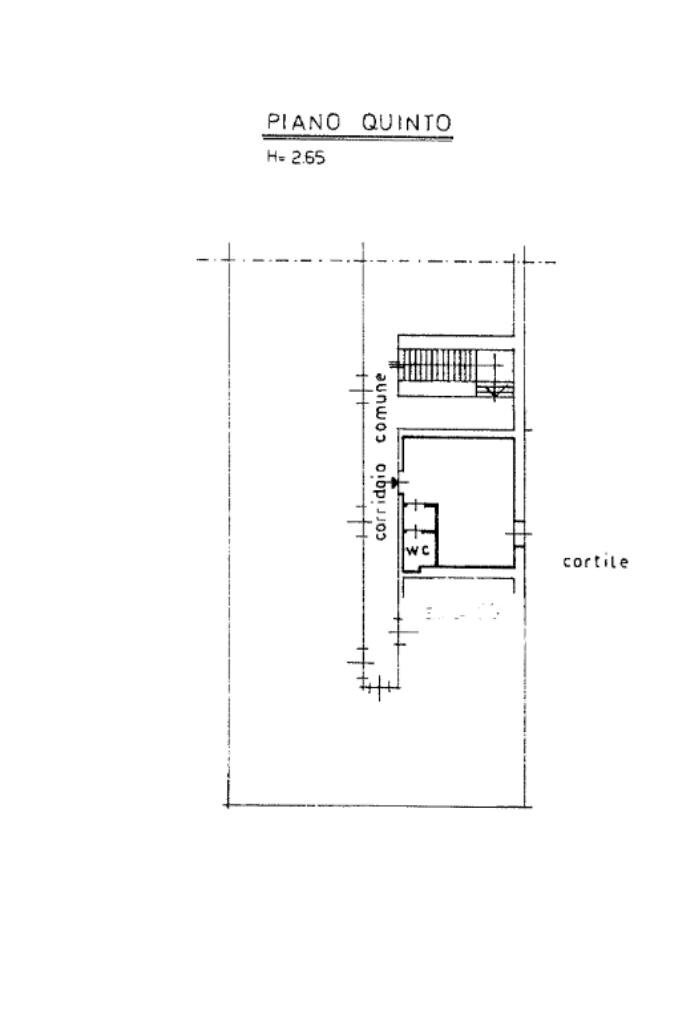 One-room apartment Via Giuseppe Sirtori, Milano - floor plans 1
