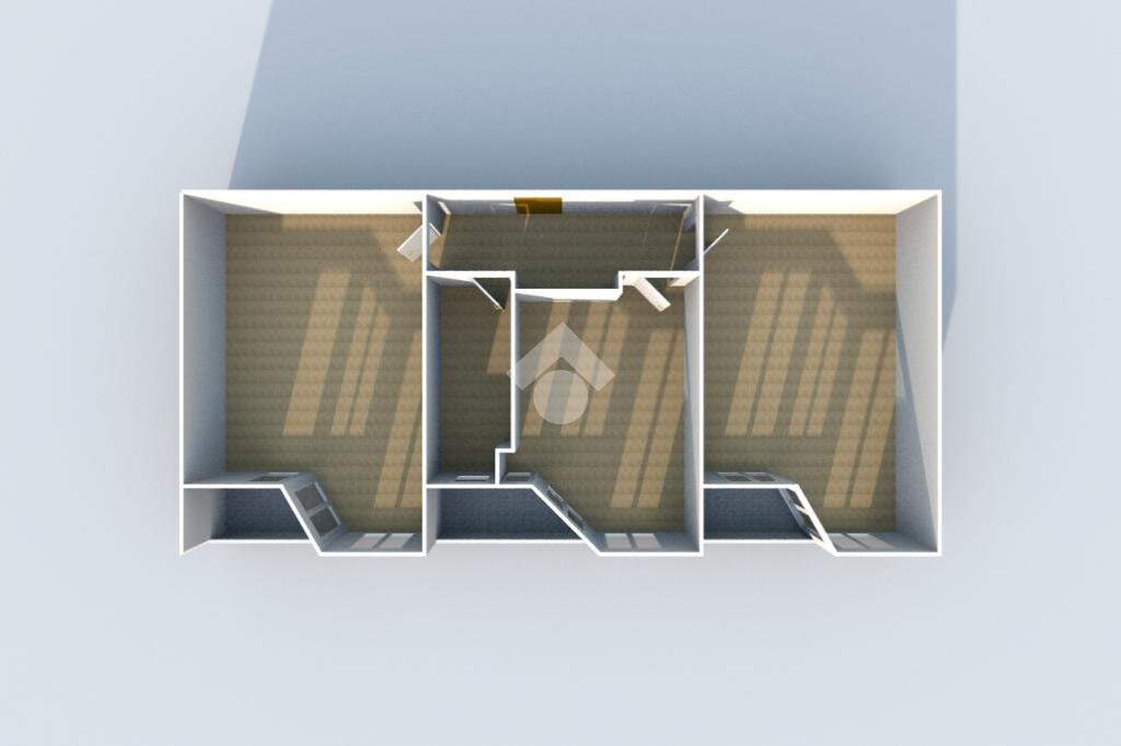 Trilocale Corso Cavallotti, Asti - planimetria 1