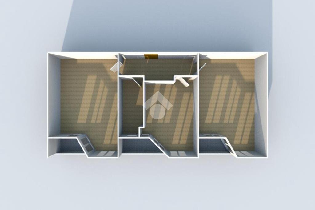 Three-room apartment Corso Cavallotti, Asti - floor plans 1