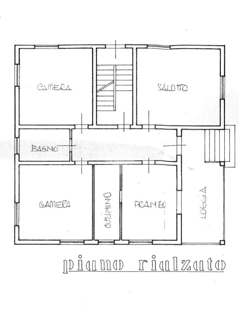 Villa via Podgora, Sant'Ilario d'Enza - planimetria 1