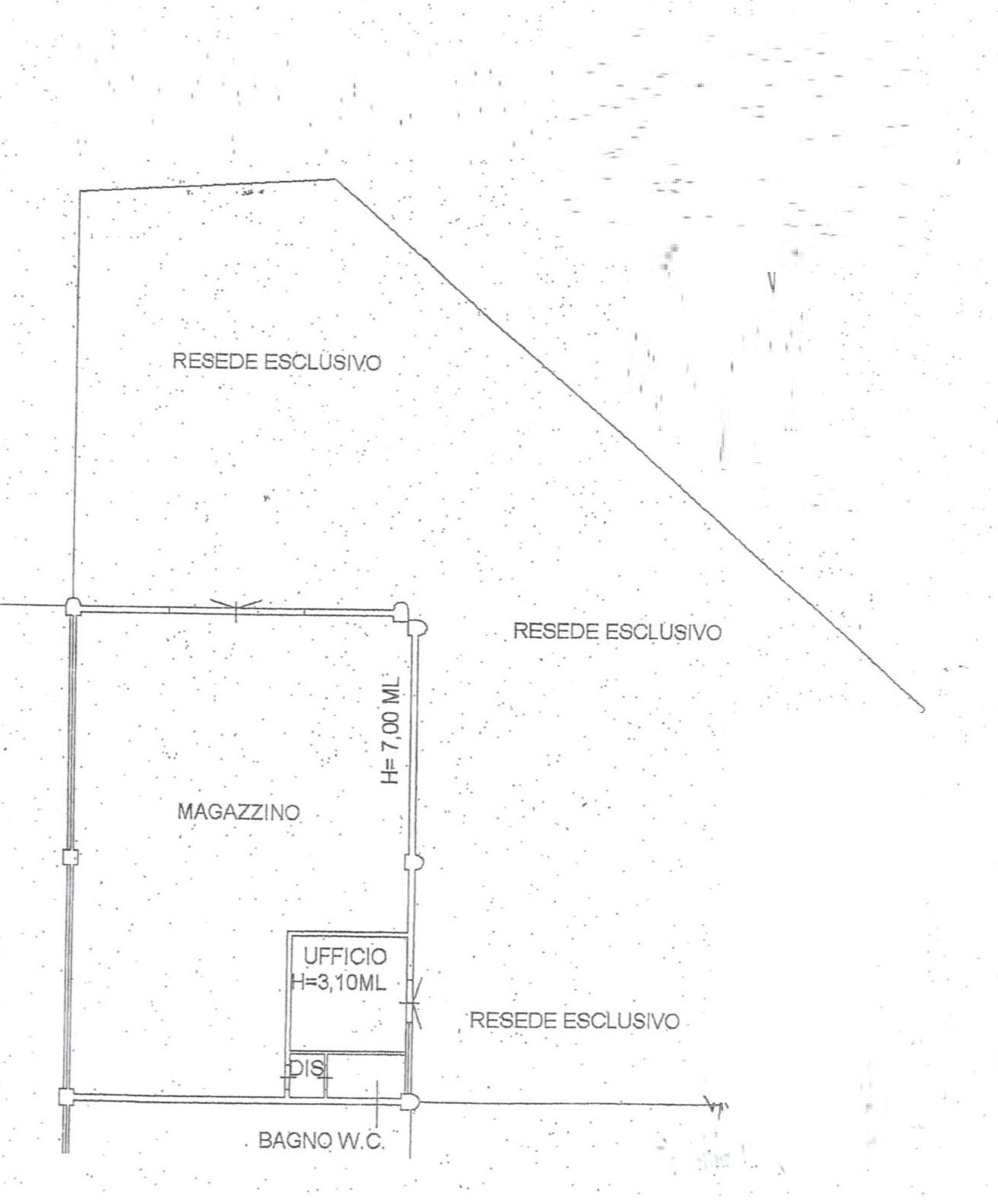 Locale Commerciale Montelupo Fiorentino - planimetria 1