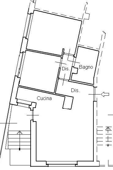Quadrilocale viale degli Angeli, 30, Cuneo (zona Centro) - planimetria 1