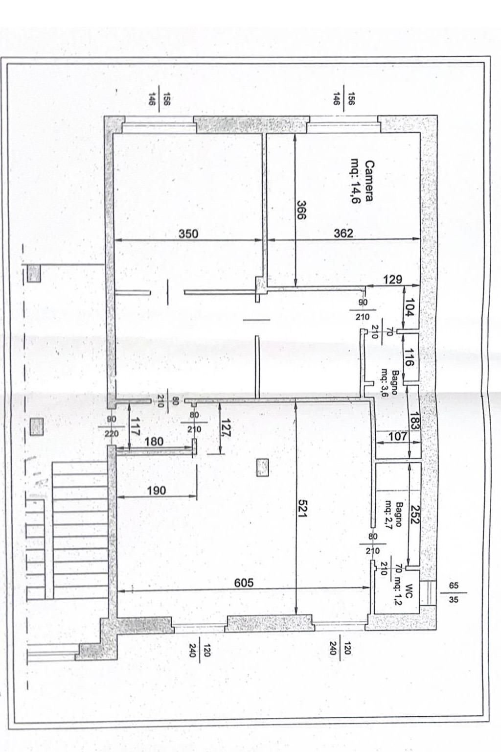 Quadrilocale via Vercellotto, 272, Cossato - planimetria 1