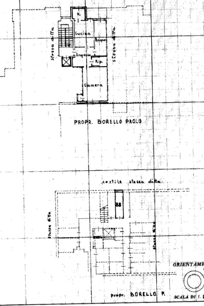 Two-room apartment Via Inghilterra, Borgaro Torinese - floor plans 1