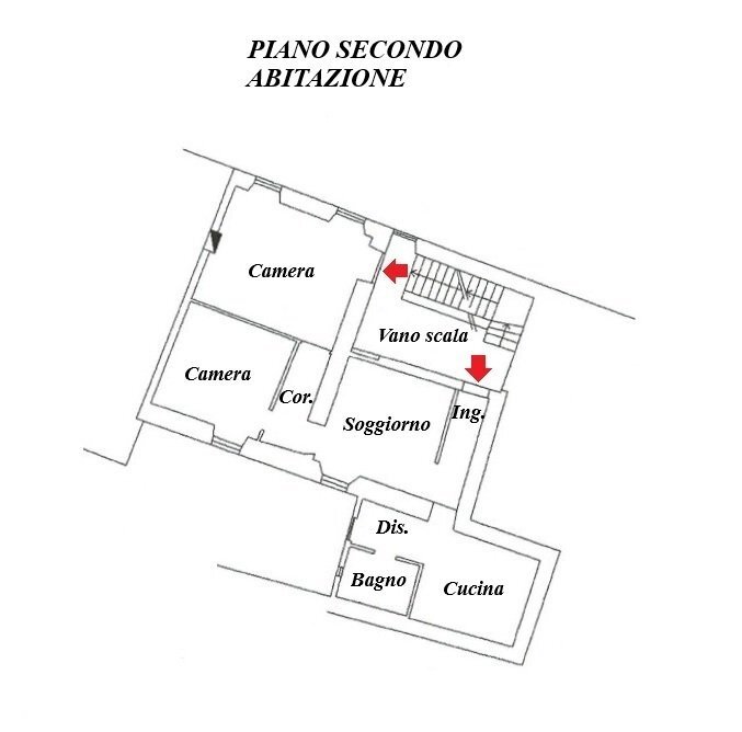 foto_1.jpg - Four-room apartment Via Roma, Santo Stefano al Mare - floor plans 1