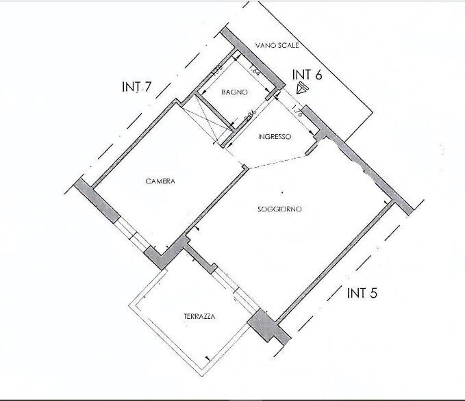 1.jpg - Bilocale all'asta Via dei Lauri 14, Rapallo - planimetria 1