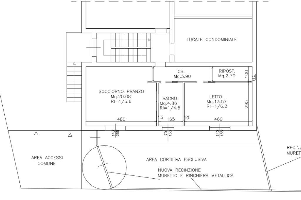 Bilocale Via passobuole, Reggio nell'Emilia - planimetria 1