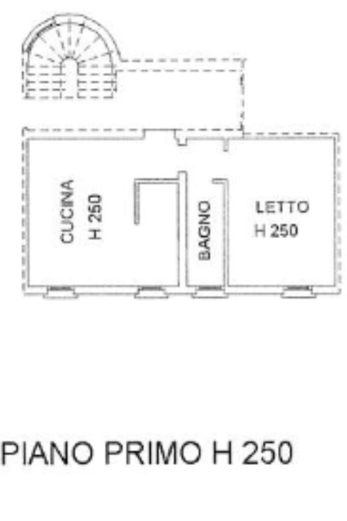 Two-room apartment Via Ernesto Spallanzani, Bibbiano - floor plans 1