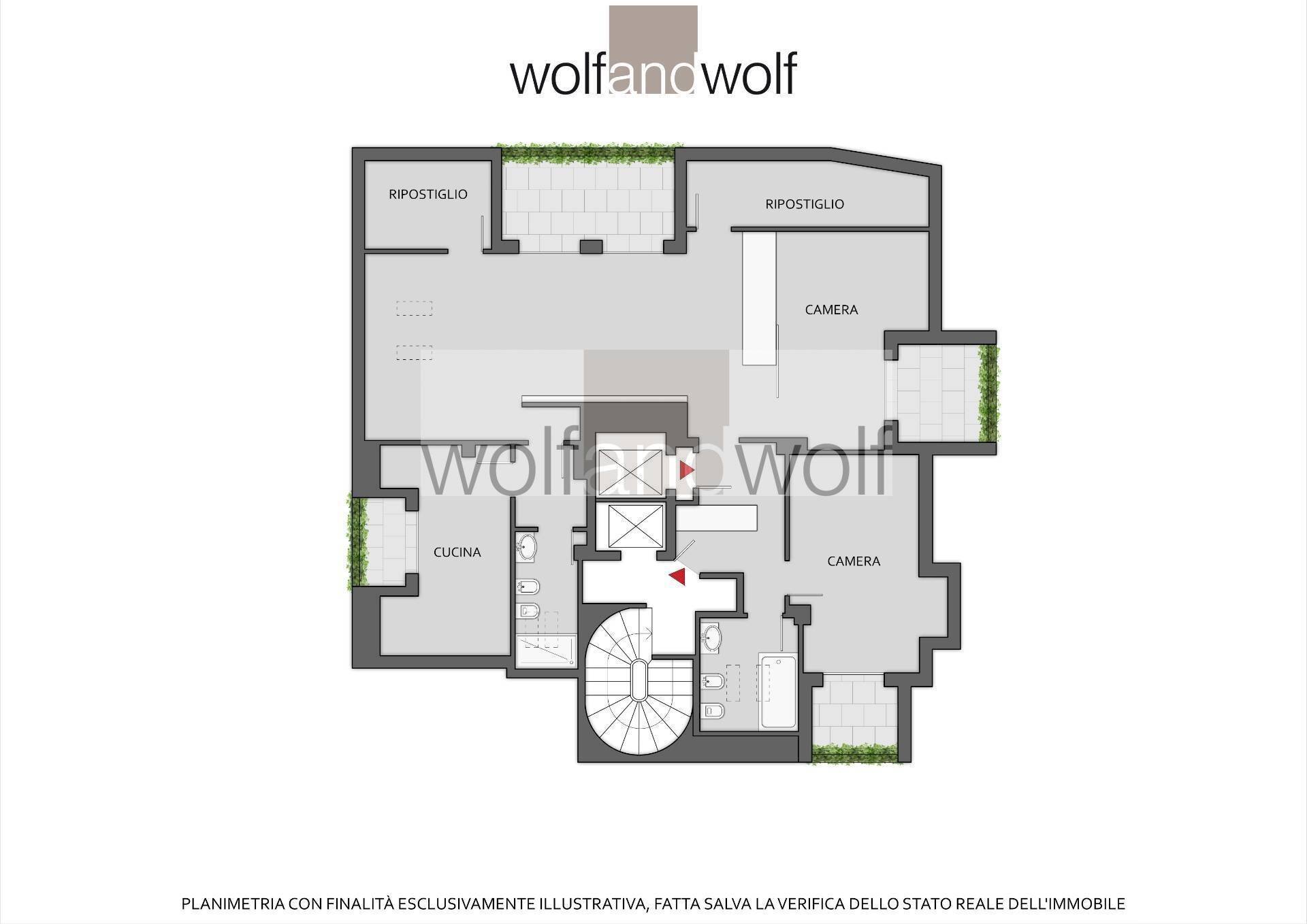 Foto 29 - Attico Via Manzoni, Milano - planimetria 1