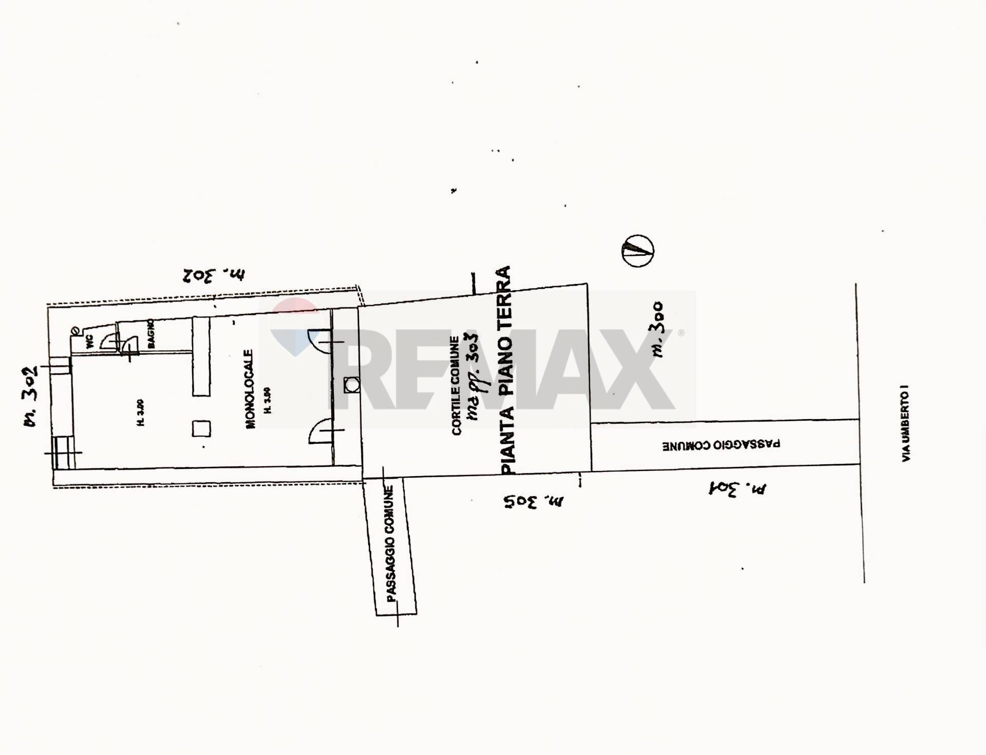 Pianta 2D - Bilocale Cannobio - planimetria 1