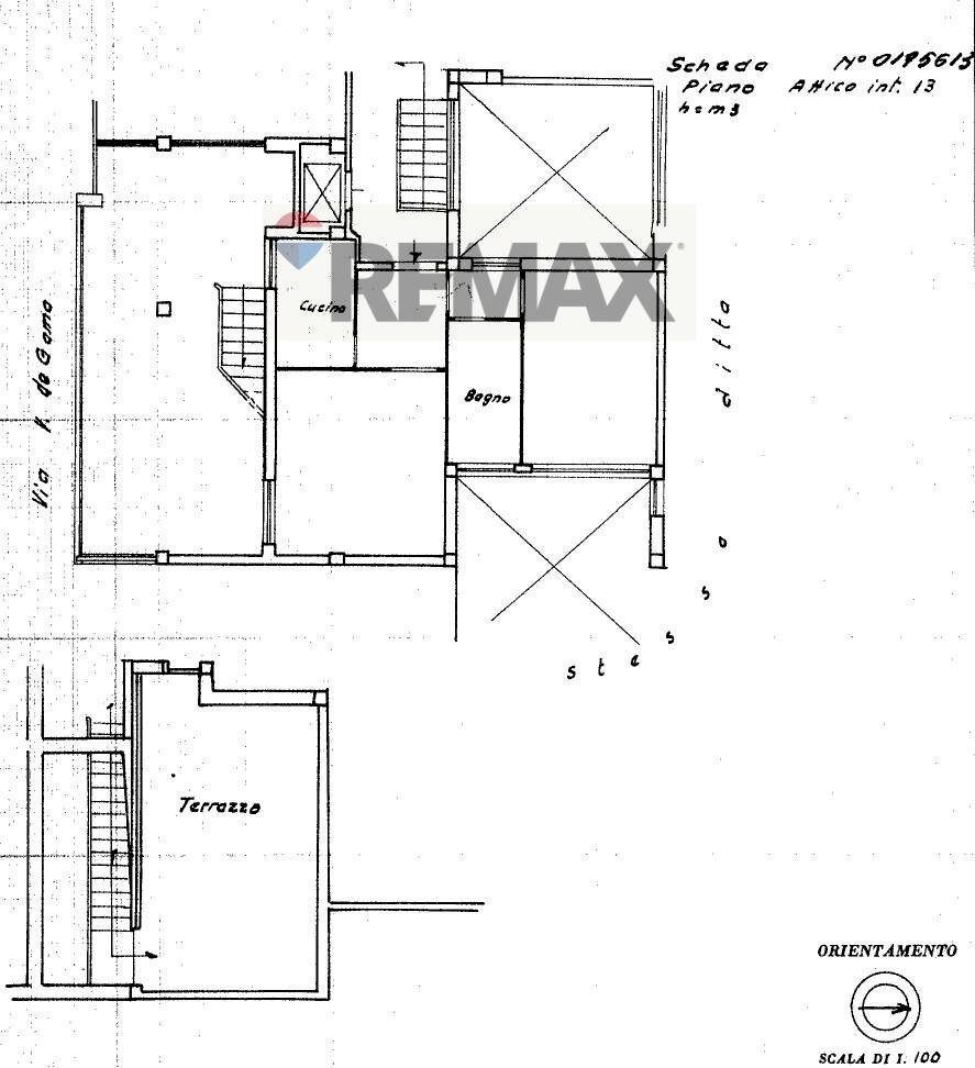 Pianta 2D - Attico Viale Vasco De Gama
 
115, Roma - planimetria 1