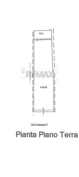 Pianta 2D - Locale Commerciale Via Umberto I
 
95, Niscemi - planimetria 1
