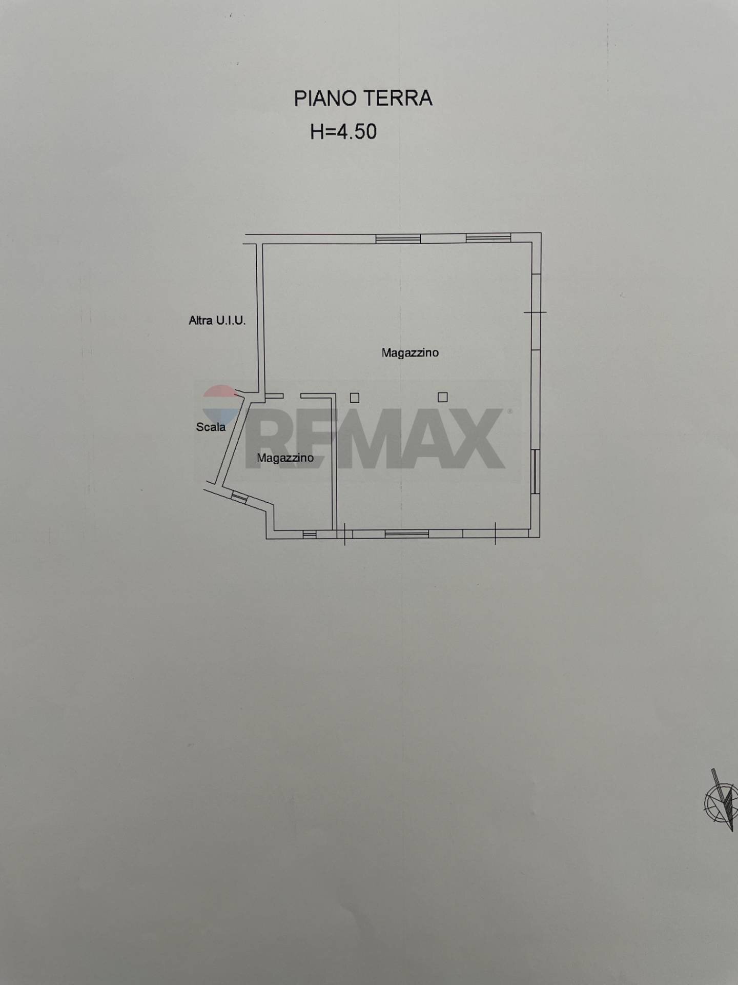 Pianta 2D - Magazzino Via Matermare
 
42, San Cosmo Albanese - foto 3