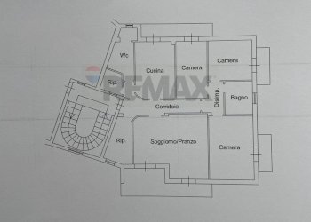Pianta 2D - Appartamento Via Matermare
 
42, San Cosmo Albanese - foto 5