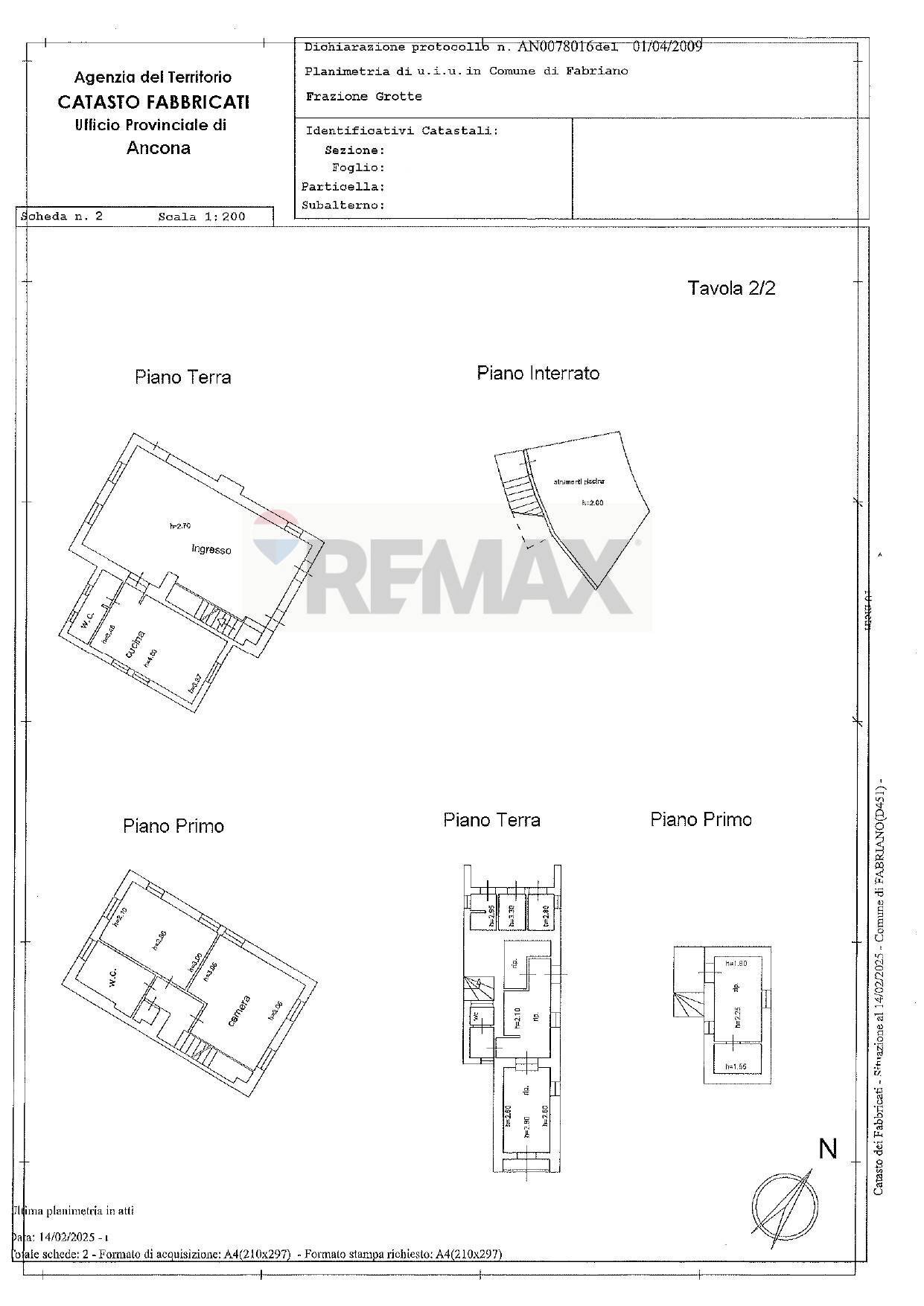 Pianta 2D - Villa Grotte Sotto le Noci
 
snc, Fabriano - planimetria 1