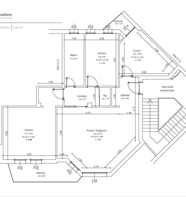 Foto 22 - Four-room apartment Sassuolo - floor plans 1